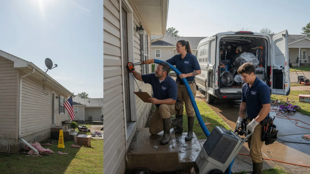 Ceiling Water Damage Restoration in Beldenville, WI near me